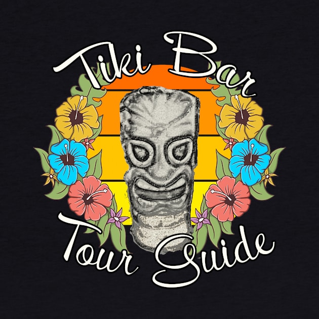 Tiki Bar Tour Guide Funny Tropical by Kdeal12